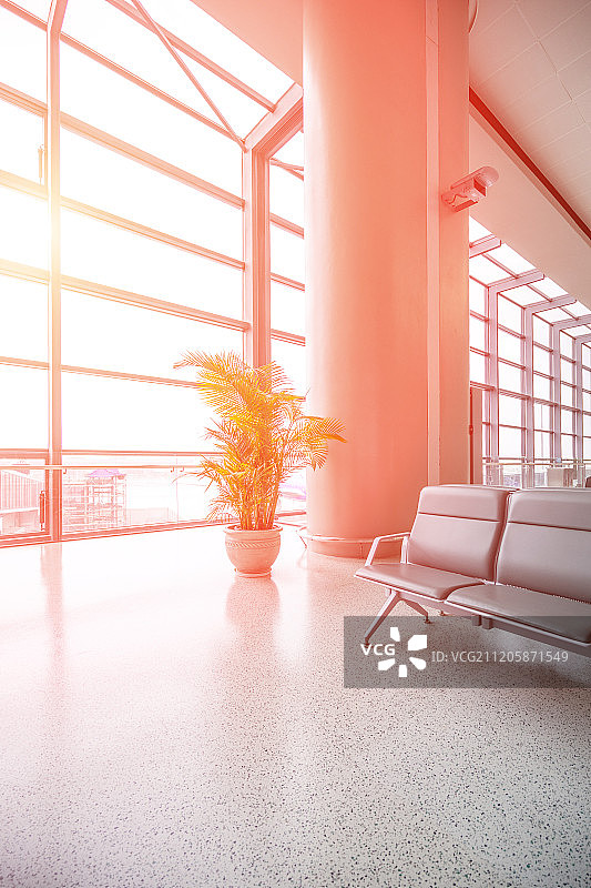 国际航班候机大厅图片素材