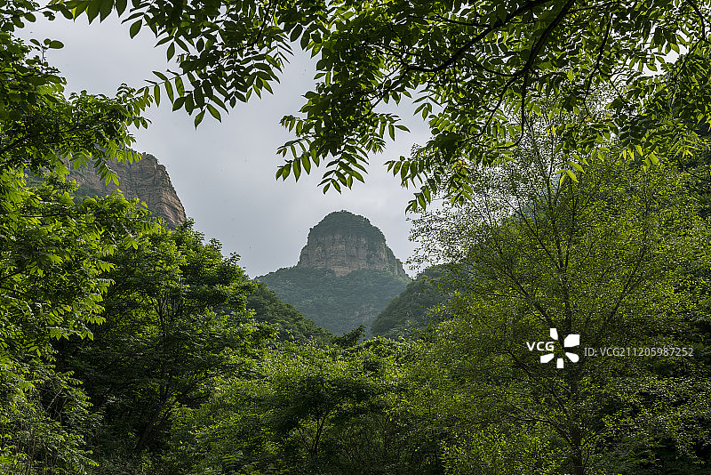 河北省石家庄赞皇县棋盘山风景区图片素材