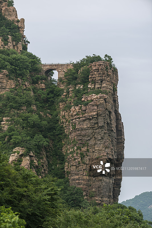 河北省石家庄赞皇县棋盘山风景区图片素材