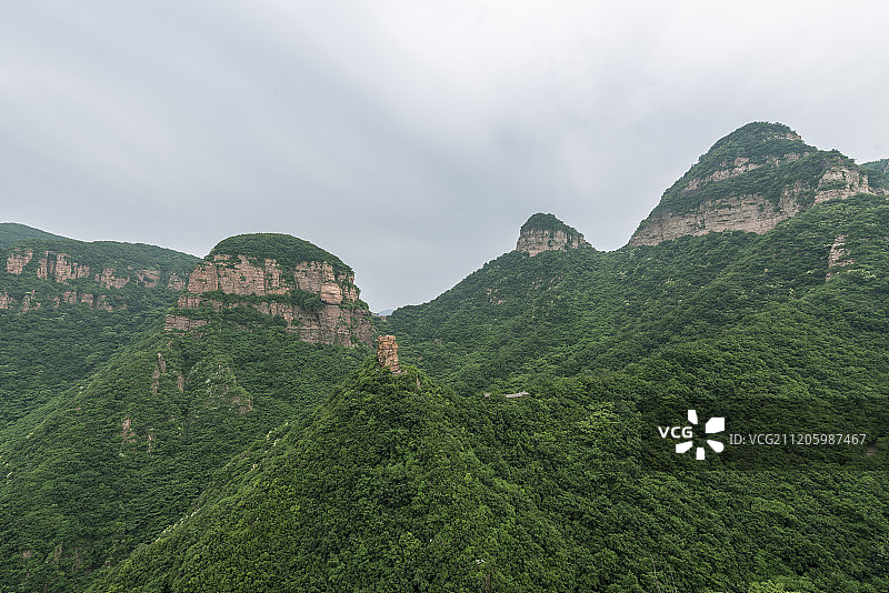 河北省石家庄赞皇县棋盘山风景区图片素材