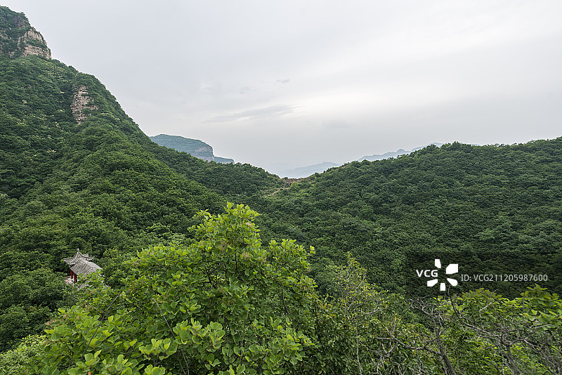 河北省石家庄赞皇县棋盘山风景区图片素材