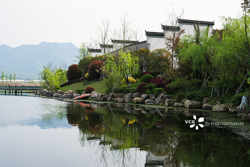 浙江建德乡村建筑风光图片素材