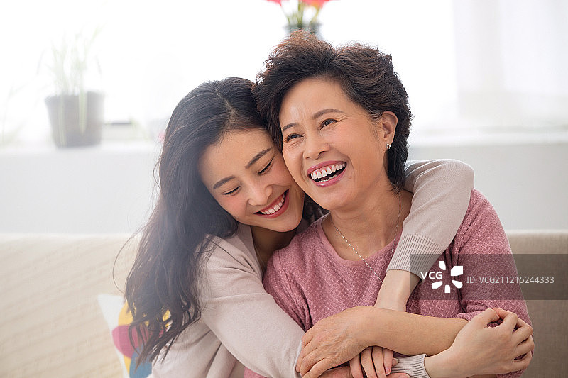 幸福母女图片素材