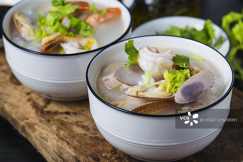 海鲜粥图片素材