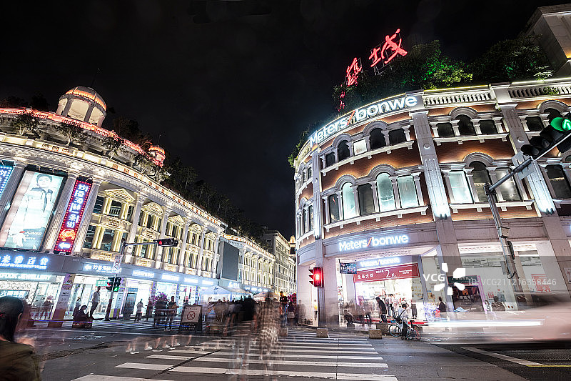 厦门中山路夜景图片素材