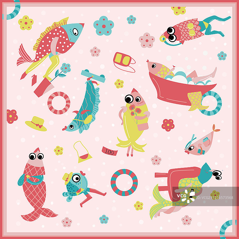 丝巾图案图片素材