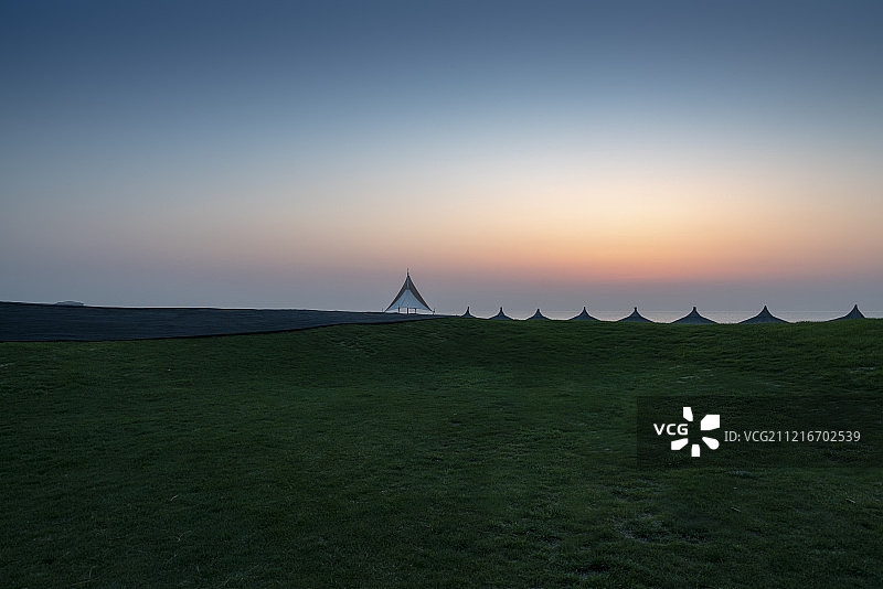 河北省北戴河海边风光图片素材