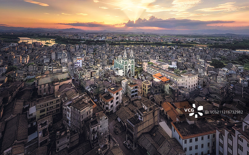 棉湖圣母院图片素材