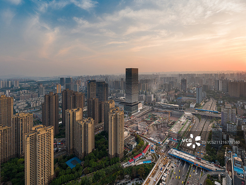 重庆谢家湾立交桥图片素材