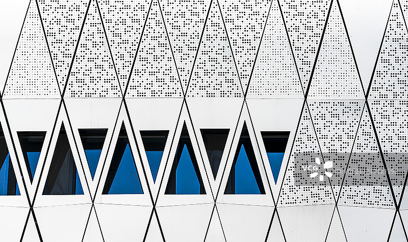 规律序列三角形建筑板材图片素材