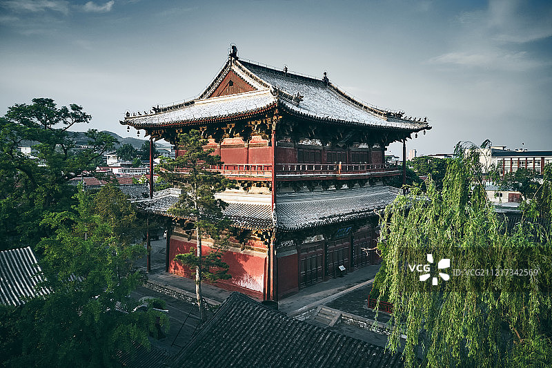 天津蓟县独乐寺图片素材