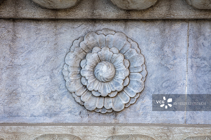 石雕花纹图片素材