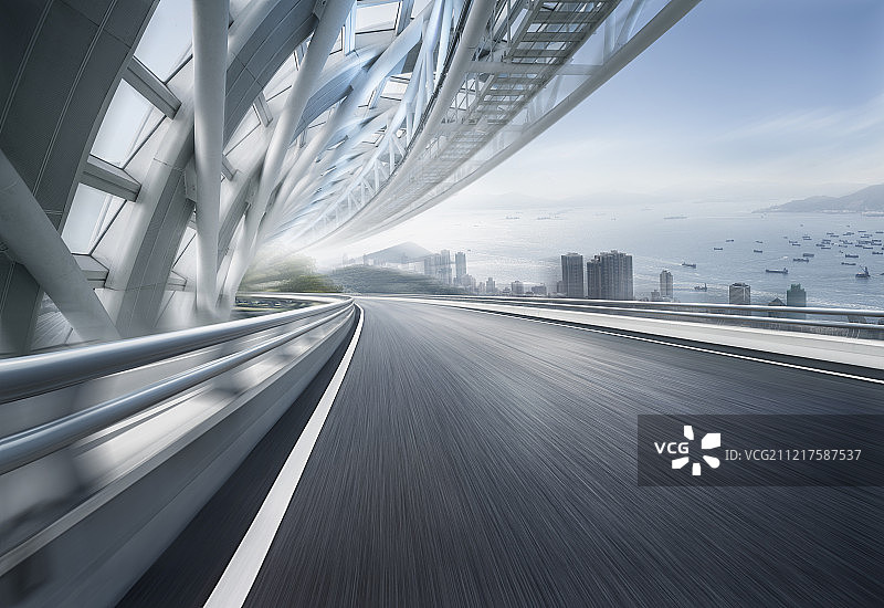 现代城市道路图片素材