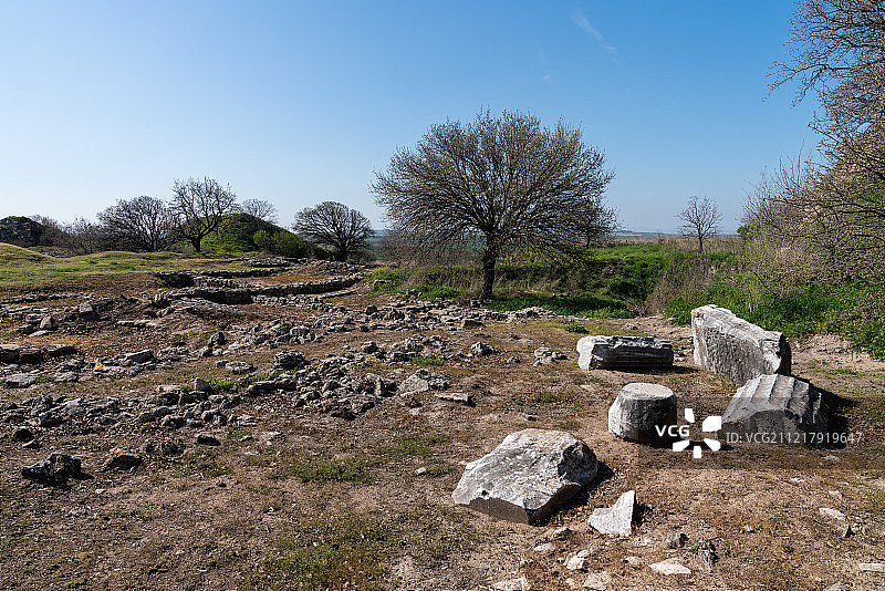特洛伊考古遗址图片素材