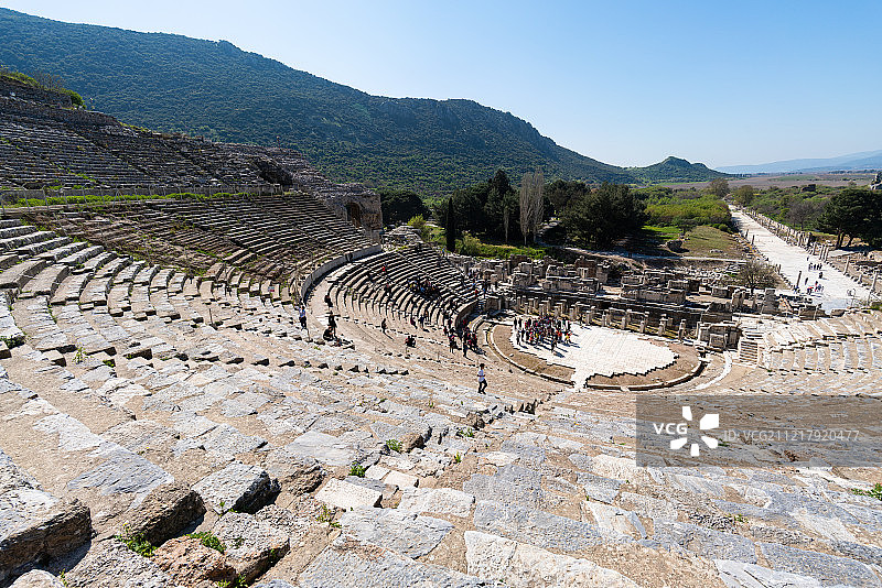以弗所古城埃菲索斯大剧场图片素材