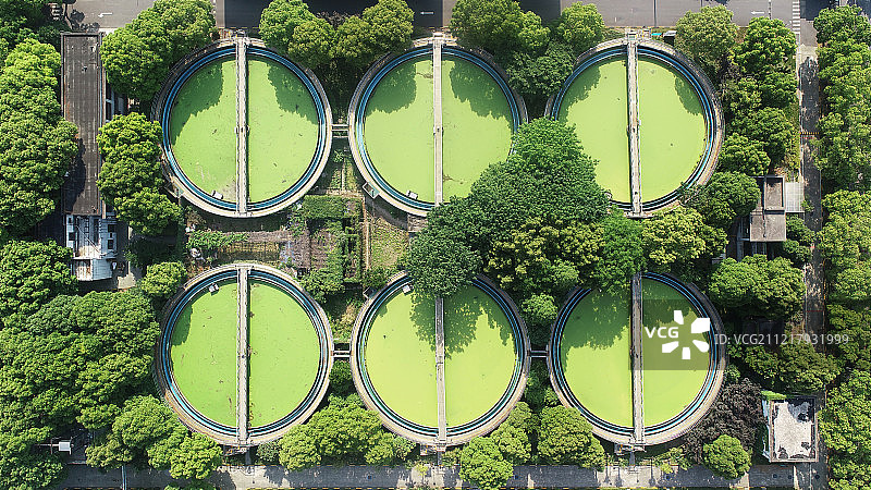 绿色环保素材—污水处理厂图片素材