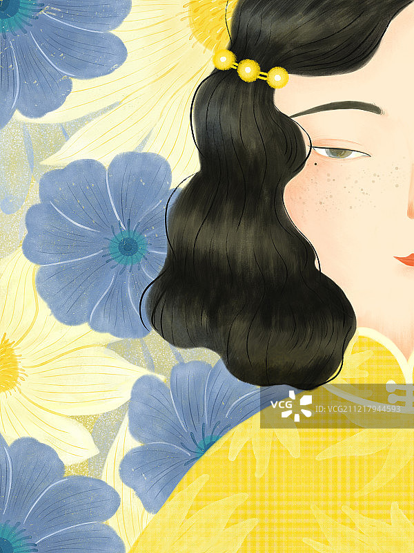 旗袍女孩图片素材