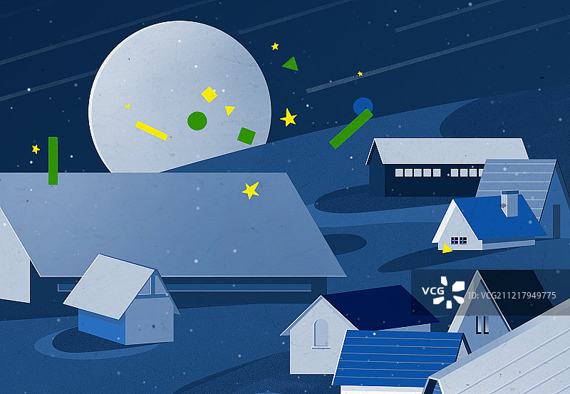 二十四节气立冬冬天插画海报图片素材