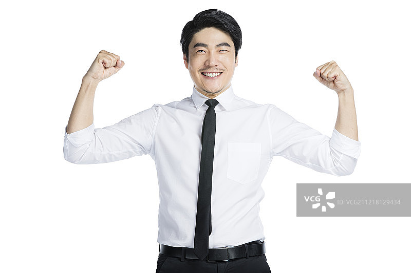兴奋的商务男士图片素材