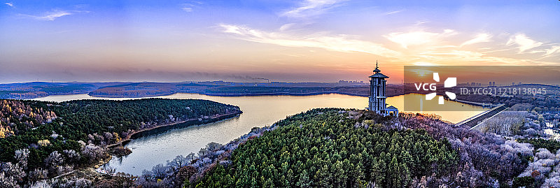 长春净月潭国家森林公园图片素材