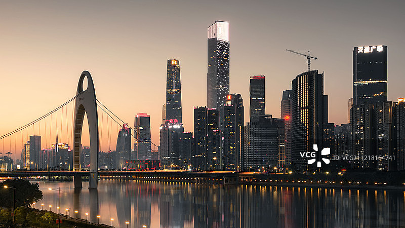 珠江新城城市风光图片素材