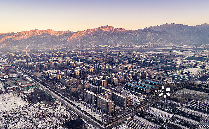 陕西省西北工业大学全景图片素材