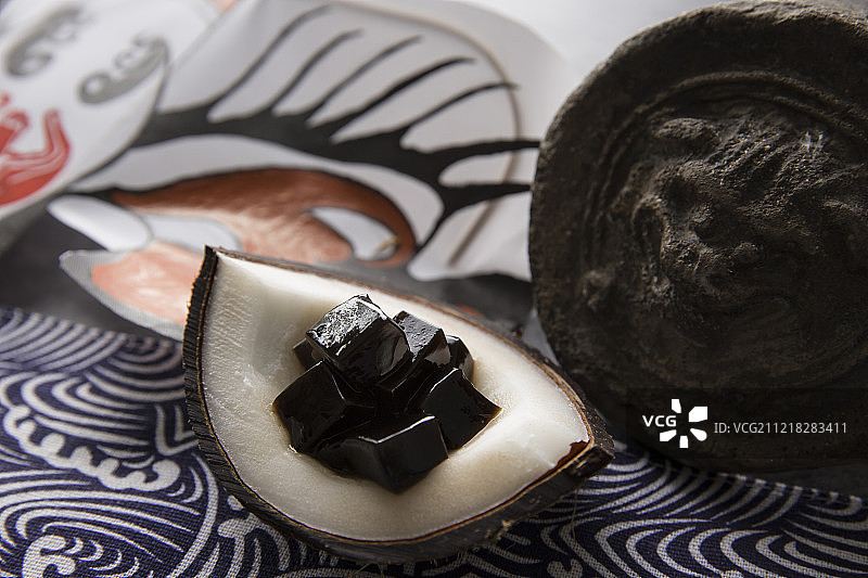 龟苓膏、风筝和瓦当图片素材