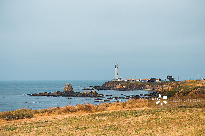美国一号公路上的Pigeon Point图片素材