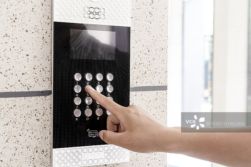 小区门禁对讲系统图片素材