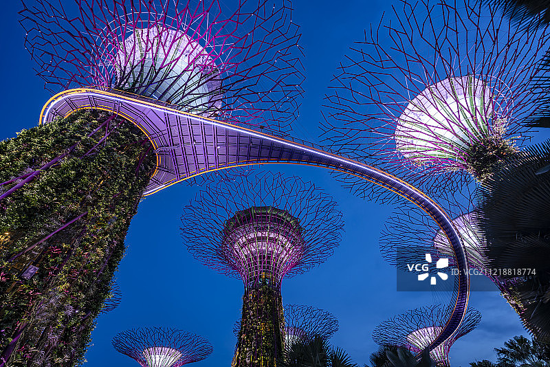 新加坡滨海花园图片素材