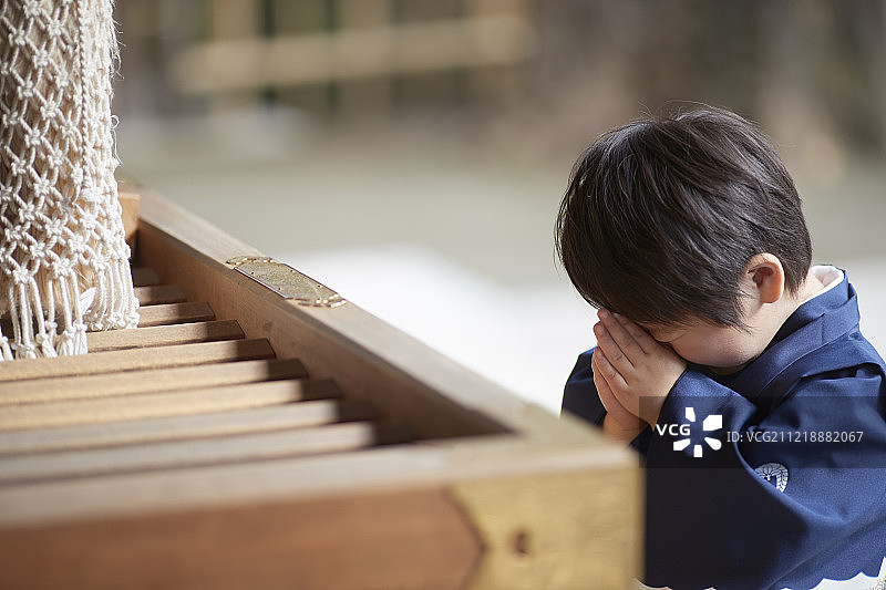 日本传统七五三节图片素材