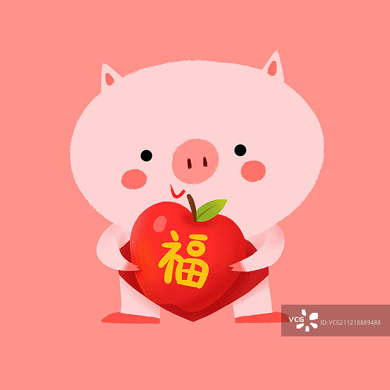 猪年 平安是福图片素材