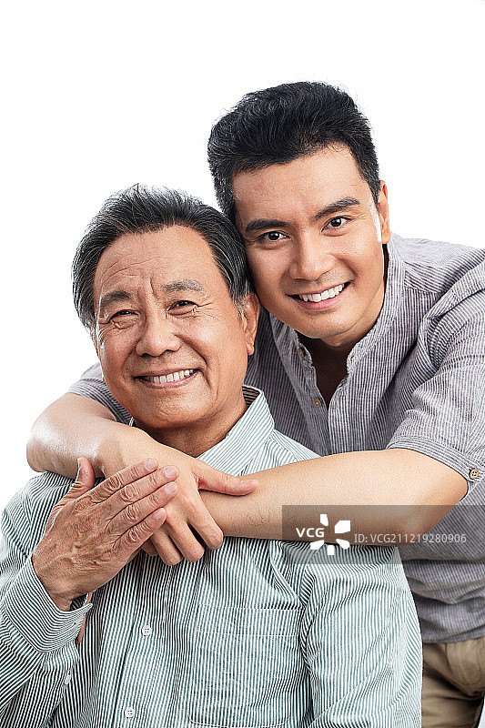 幸福父子图片素材