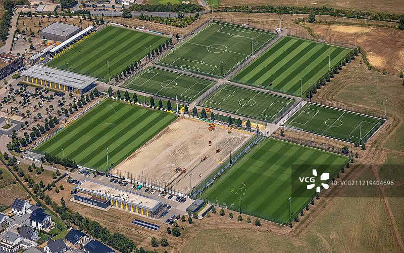 德国多特蒙德霍恩布舍伊建筑区鸟瞰图图片素材