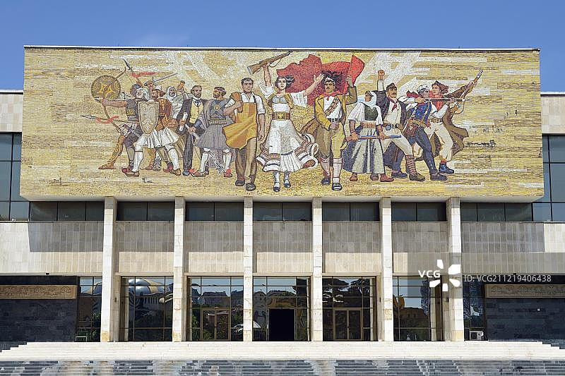 阿尔巴尼亚地拉那国家历史博物馆图片素材