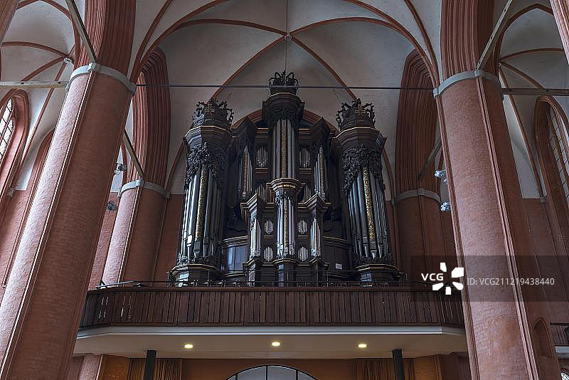 吕讷堡圣米迦勒教堂的德罗帕管风琴图片素材
