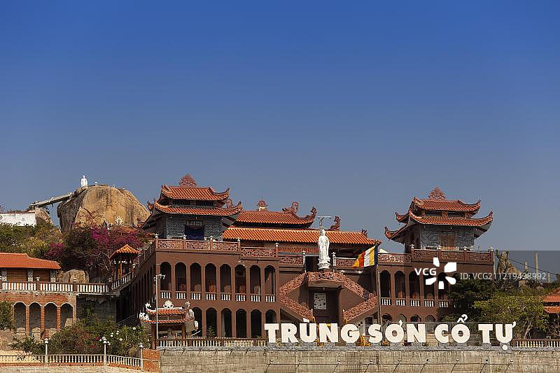 越南宁顺省潘朗市钟山寺图片素材