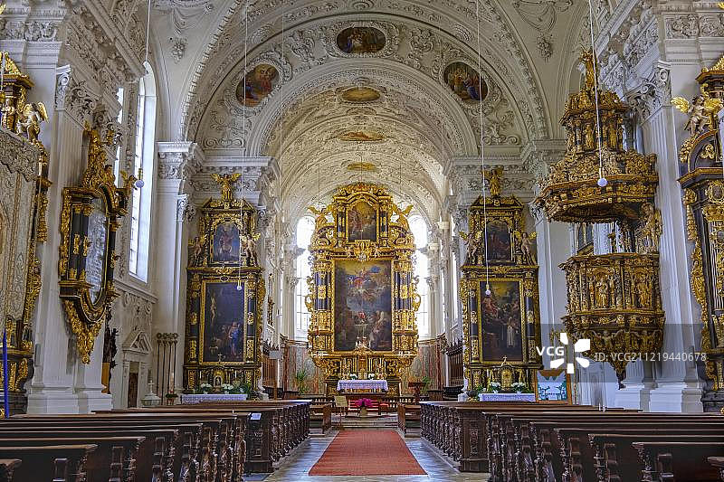 德国巴伐利亚州韦滕豪森修道院图片素材