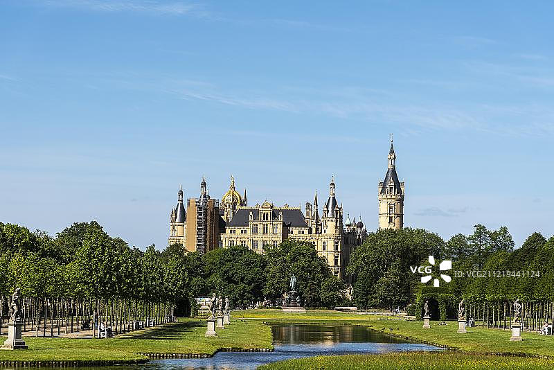 施威林城堡公园（德国梅克伦堡-前波莫瑞州施威林）图片素材