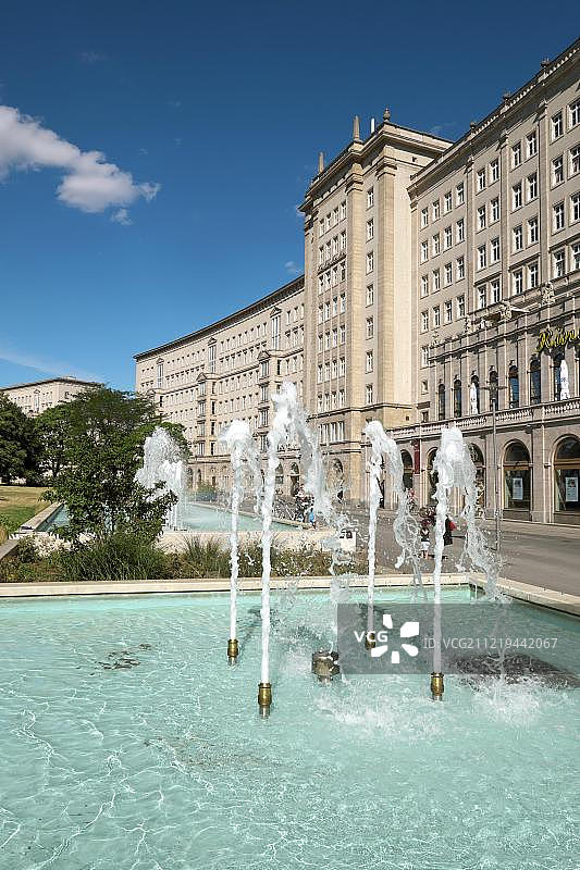 德国萨克森州莱比锡社会主义经典建筑群图片素材