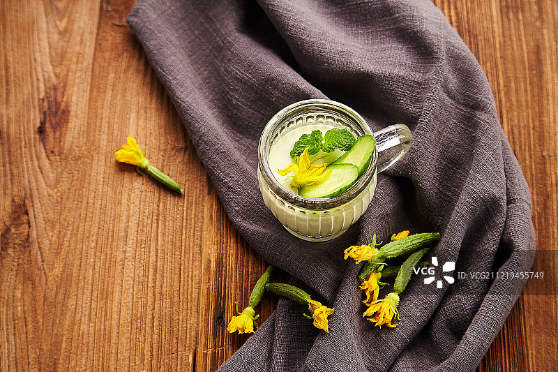 黄瓜汁图片素材