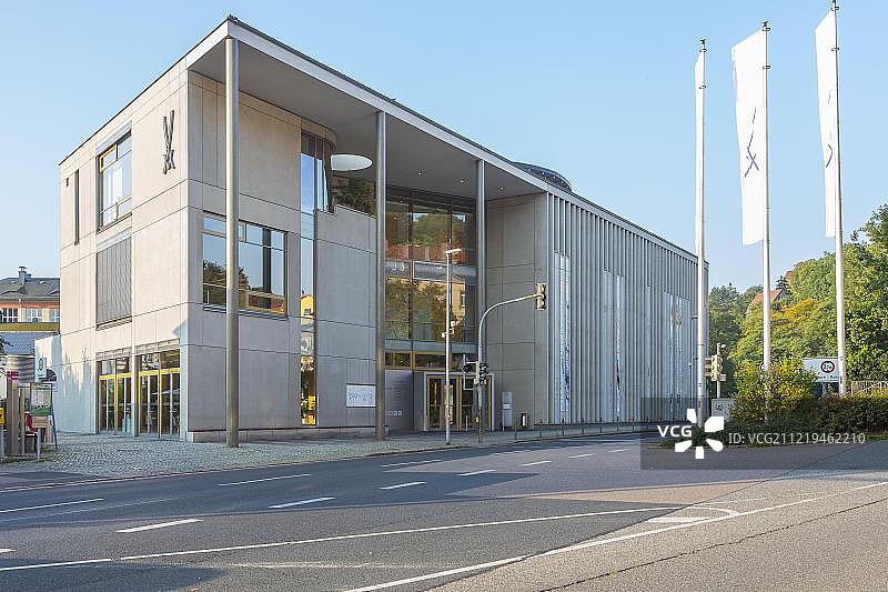 迈森瓷器制造厂游客中心，萨克森，德国，欧洲图片素材