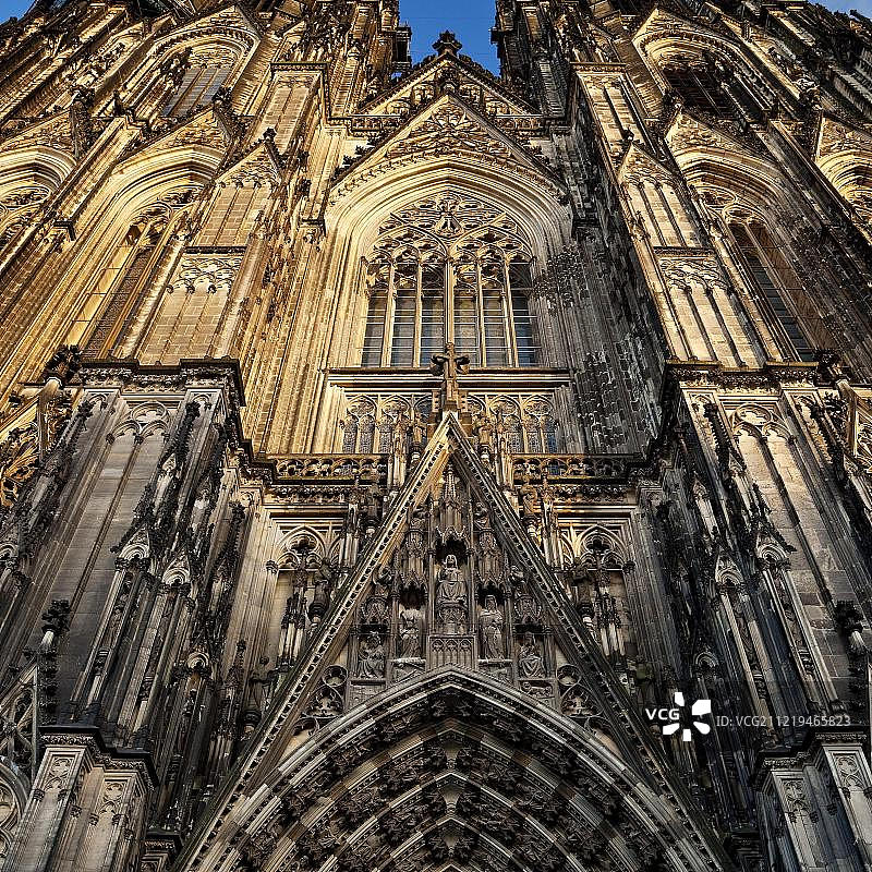 德国科隆大教堂西立面图片素材