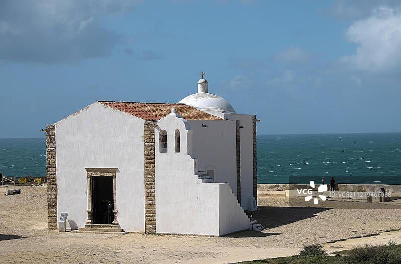 葡萄牙阿尔加维萨格里什堡的教堂和礼拜堂图片素材