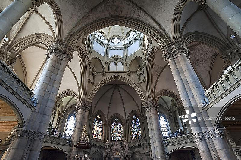 德国慕尼黑圣路加路德教堂图片素材