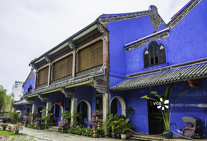 马来西亚槟城乔治市的张弼士故居图片素材