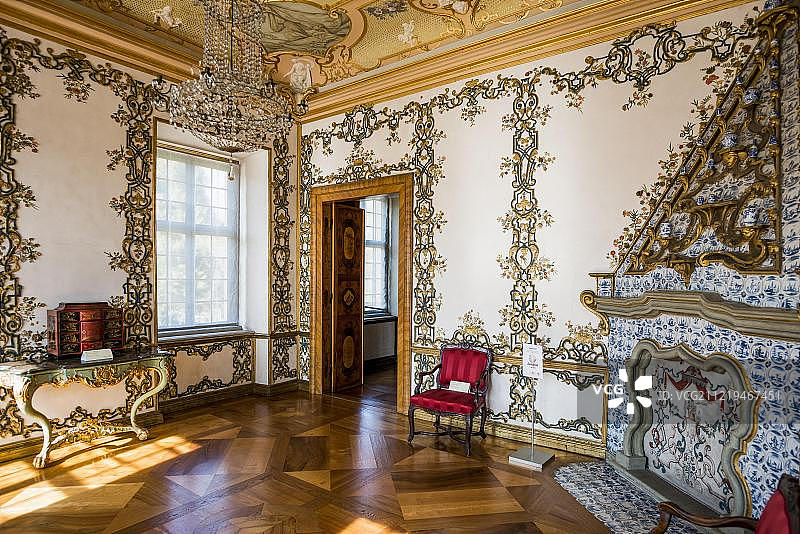 巴洛克风格室内花房，拉施塔特最喜爱的城堡图片素材