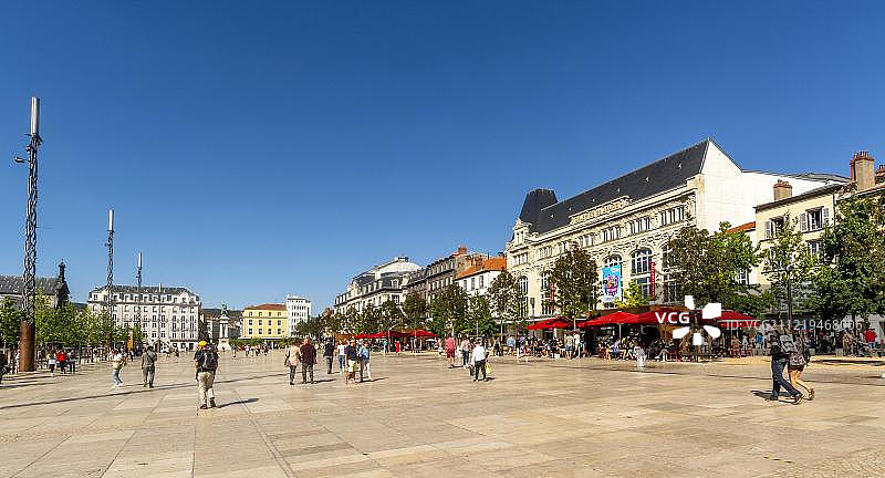 法国克莱蒙费朗雅德广场图片素材