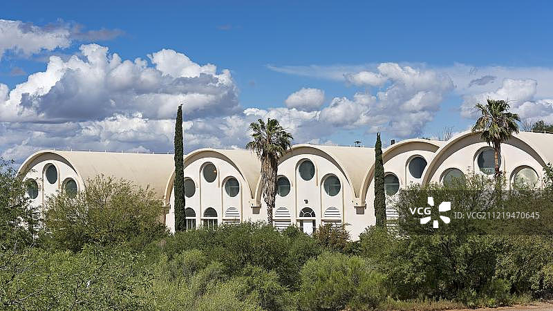 生物圈2号，自我维持的生态系统，美国亚利桑那州甲骨文图片素材