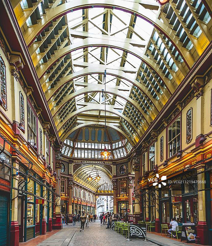 伦敦利德贺市场购物中心图片素材